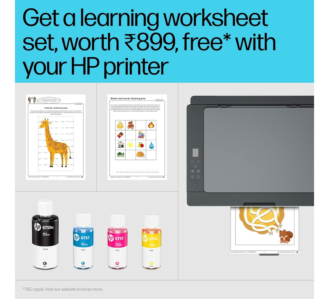 New Edition HP Smart Tank 580 All-in-One Printer | Wireless WiFi Print Scan Copy | Ultra Low Ink Cost | High Volume Ink Tank | Home Office & School Printer Kenya 2025 | Reliable & Budget Friendly