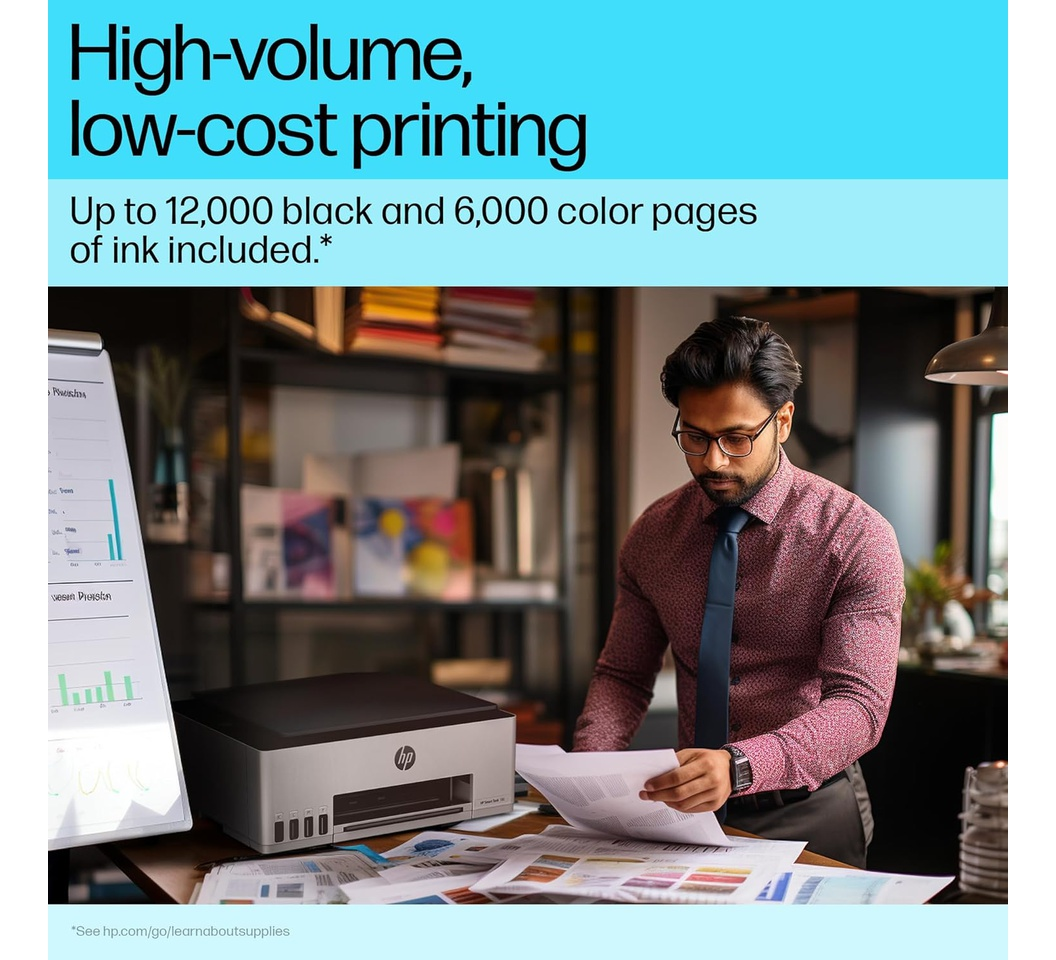 New Edition HP Smart Tank 580 All-in-One Printer | Wireless WiFi Print Scan Copy | Ultra Low Ink Cost | High Volume Ink Tank | Home Office & School Printer Kenya 2025 | Reliable & Budget Friendly