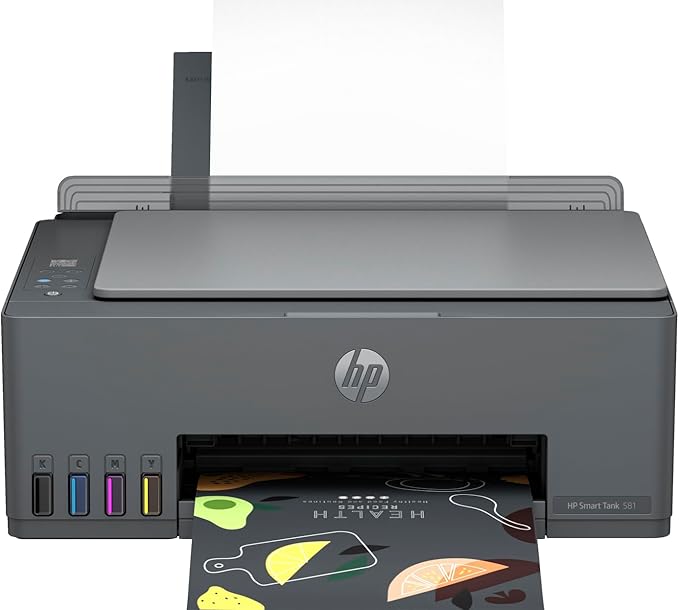 New Edition HP Smart Tank 581 All-in-One Printer | Wireless WiFi Print Scan Copy | Ultra Low Ink Cost | High Volume Ink Tank | Home Office & School Printer Kenya 2025 | Reliable & Budget Friendly