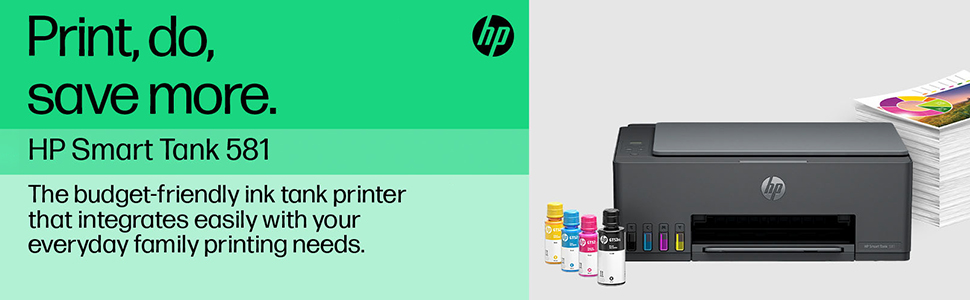 New Edition HP Smart Tank 581 All-in-One Printer | Wireless WiFi Print Scan Copy | Ultra Low Ink Cost | High Volume Ink Tank | Home Office & School Printer Kenya 2025 | Reliable & Budget Friendly