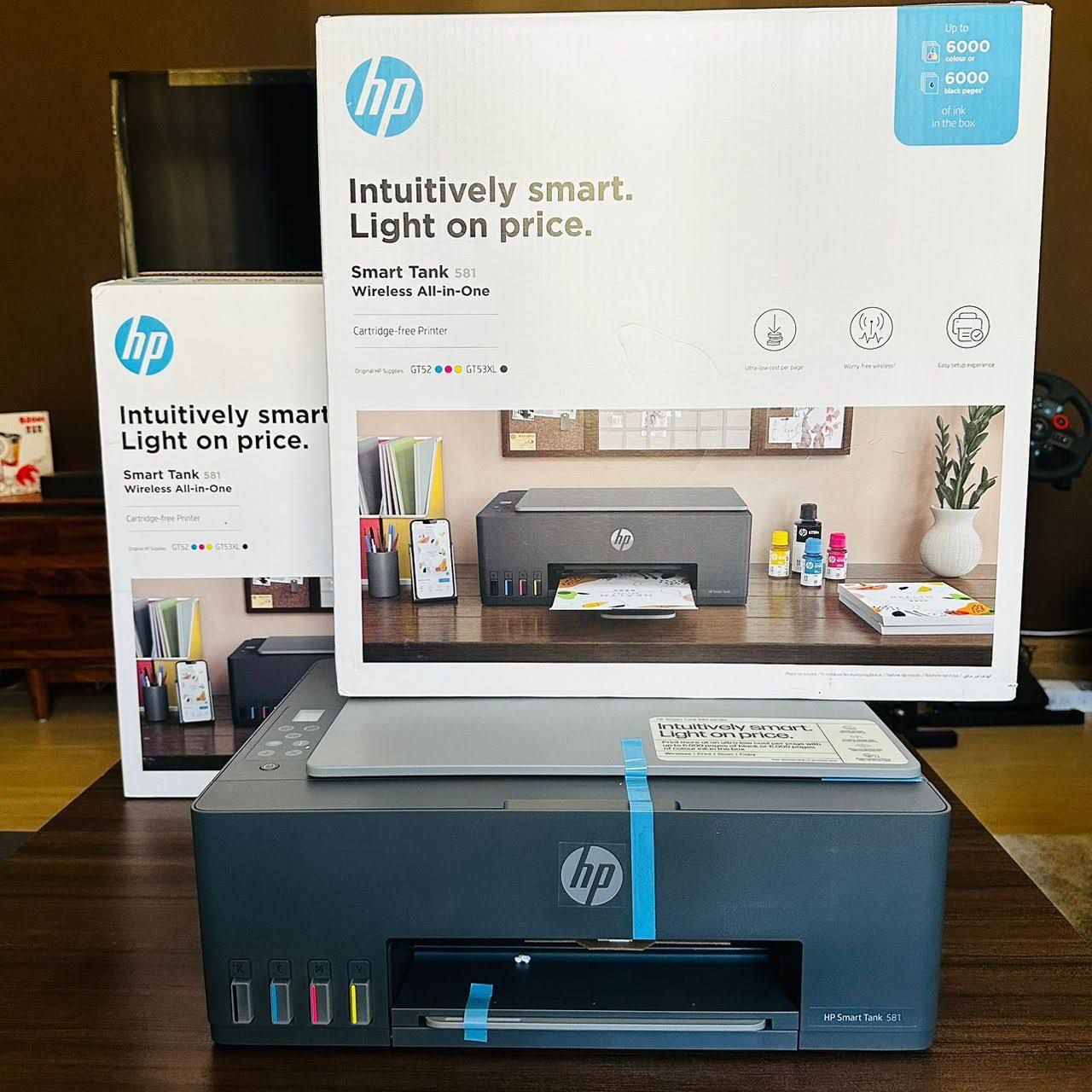 New Edition HP Smart Tank 581 All-in-One Printer | Wireless WiFi Print Scan Copy | Ultra Low Ink Cost | High Volume Ink Tank | Home Office & School Printer Kenya 2025 | Reliable & Budget Friendly
