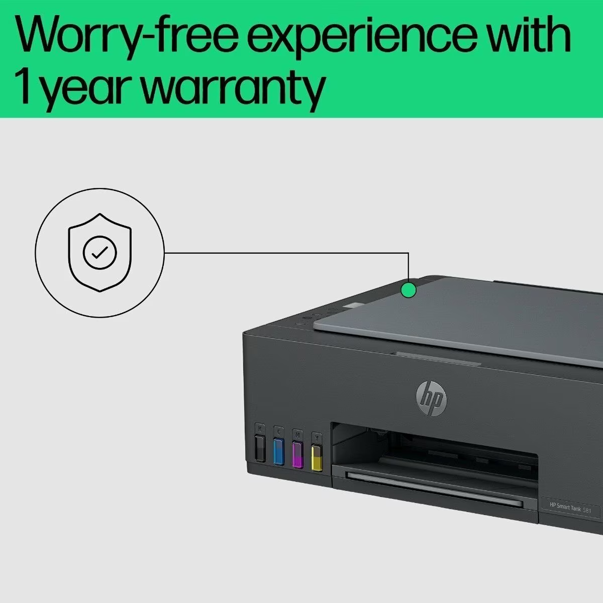 New Edition HP Smart Tank 581 All-in-One Printer | Wireless WiFi Print Scan Copy | Ultra Low Ink Cost | High Volume Ink Tank | Home Office & School Printer Kenya 2025 | Reliable & Budget Friendly