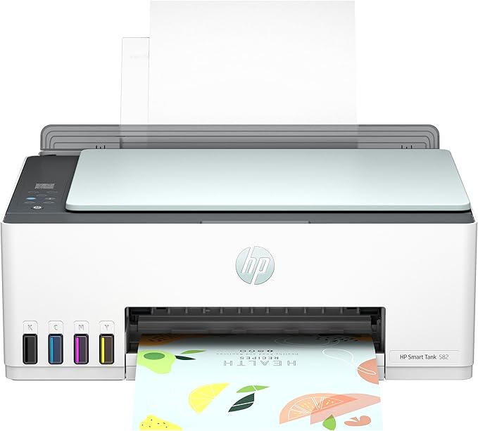 New Edition HP Smart Tank 582 All-in-One Printer | Wireless WiFi Print Scan Copy | Ultra Low Ink Cost | High Volume Ink Tank | Home Office & School Printer Kenya 2025 | Reliable & Budget Friendly