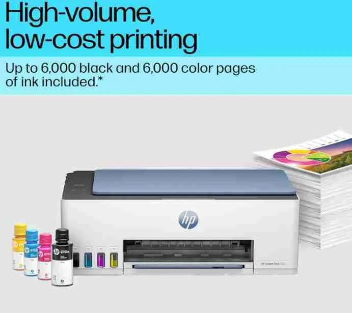 New Edition HP Smart Tank 580 All-in-One Printer | Wireless WiFi Print Scan Copy | Ultra Low Ink Cost | High Volume Ink Tank | Home Office & School Printer Kenya 2025 | Reliable & Budget Friendly