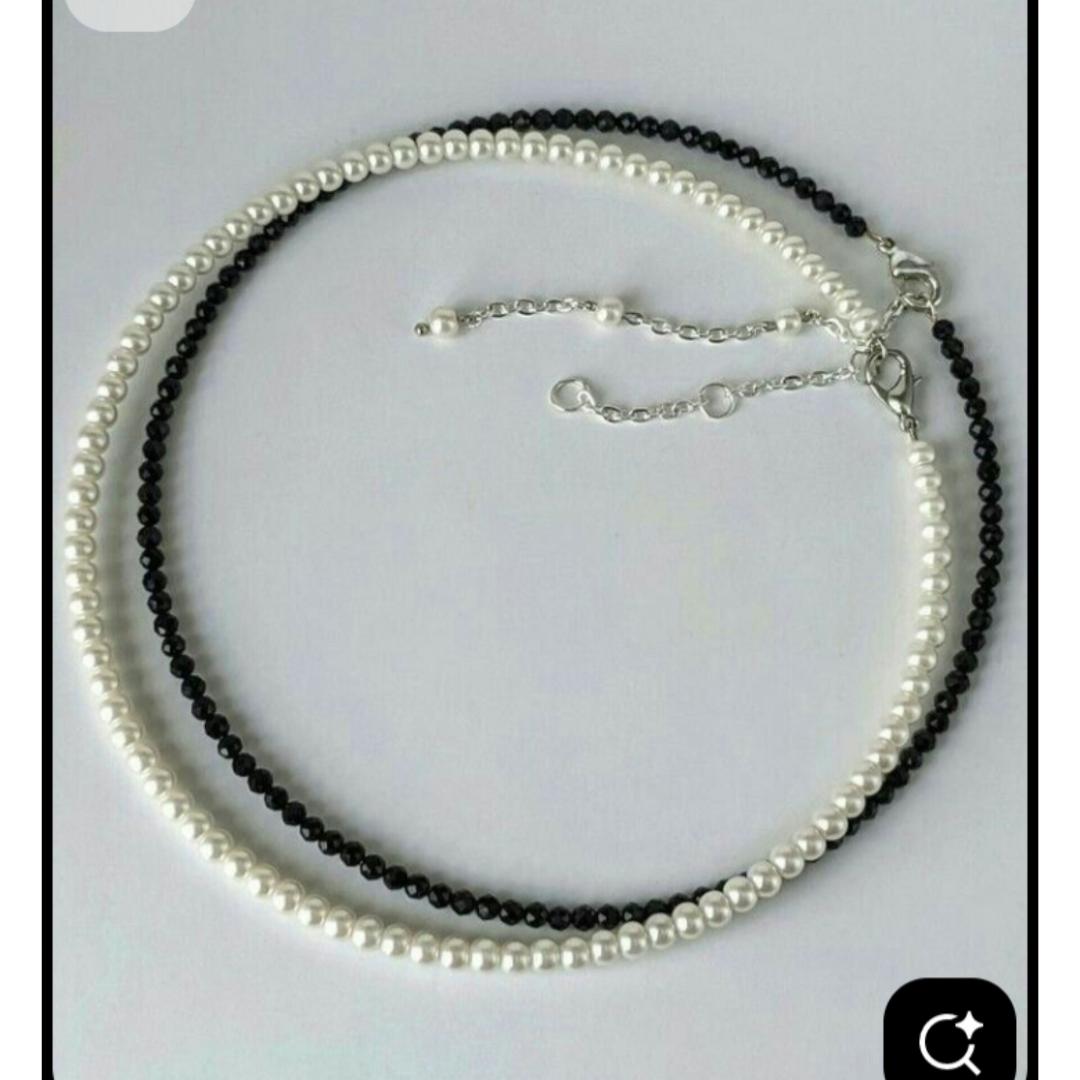 500g, 8mm pearl  round beads(1700pcs) and a 100m clear elastic thread for making bracelets necklaces,chokers and other Jewelry accessories.