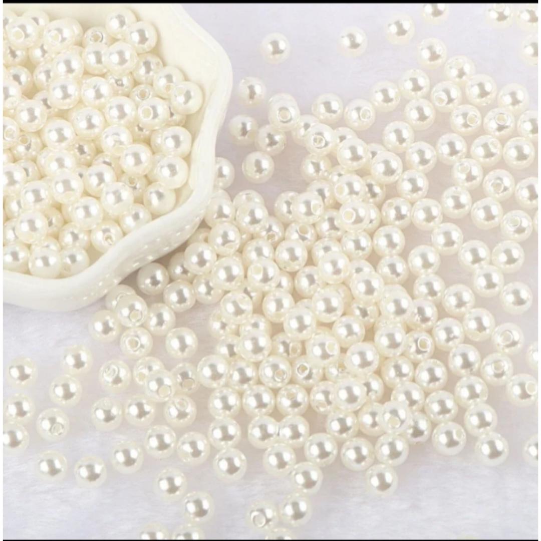 500g, 8mm pearl  round beads(1700pcs) and a 100m clear elastic thread for making bracelets necklaces,chokers and other Jewelry accessories.