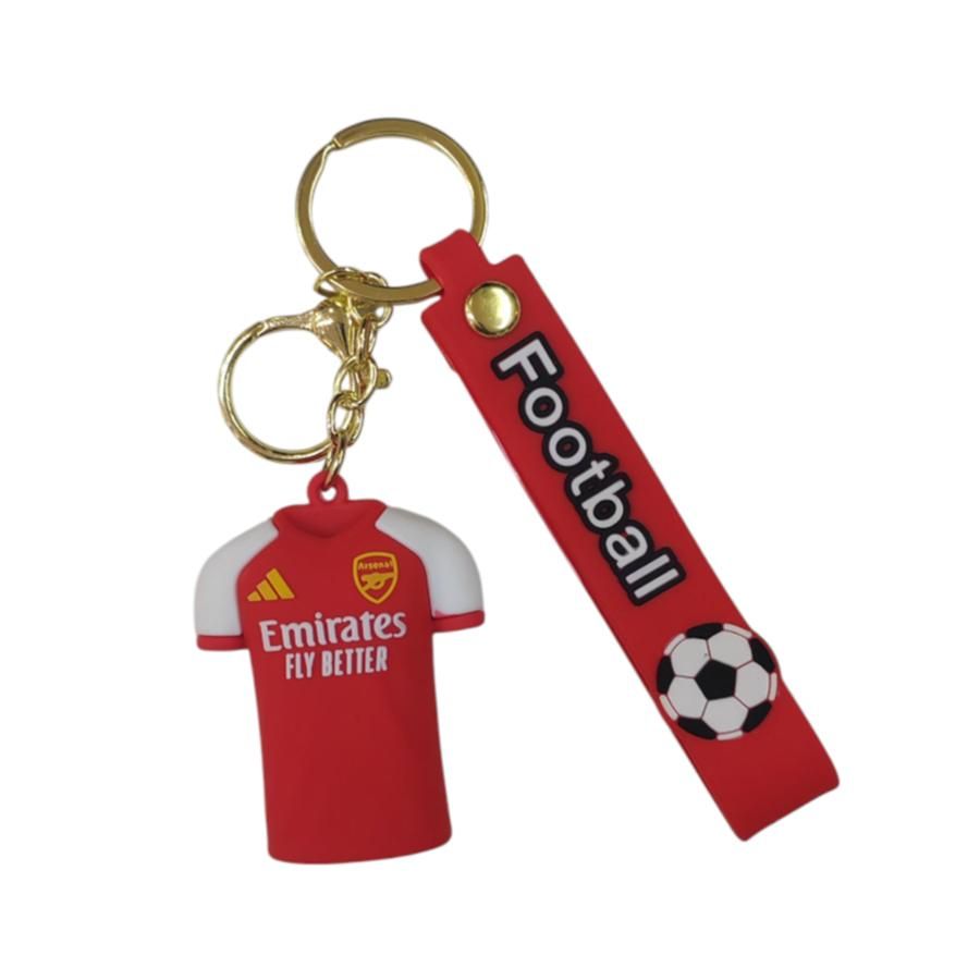 EPL Jersey Keychains: Man United, Chelsea, Arsenal Mini Shirt Keyholders.Silicone teams key holders best for you .Drip for your keys! Get yours before the next match day.