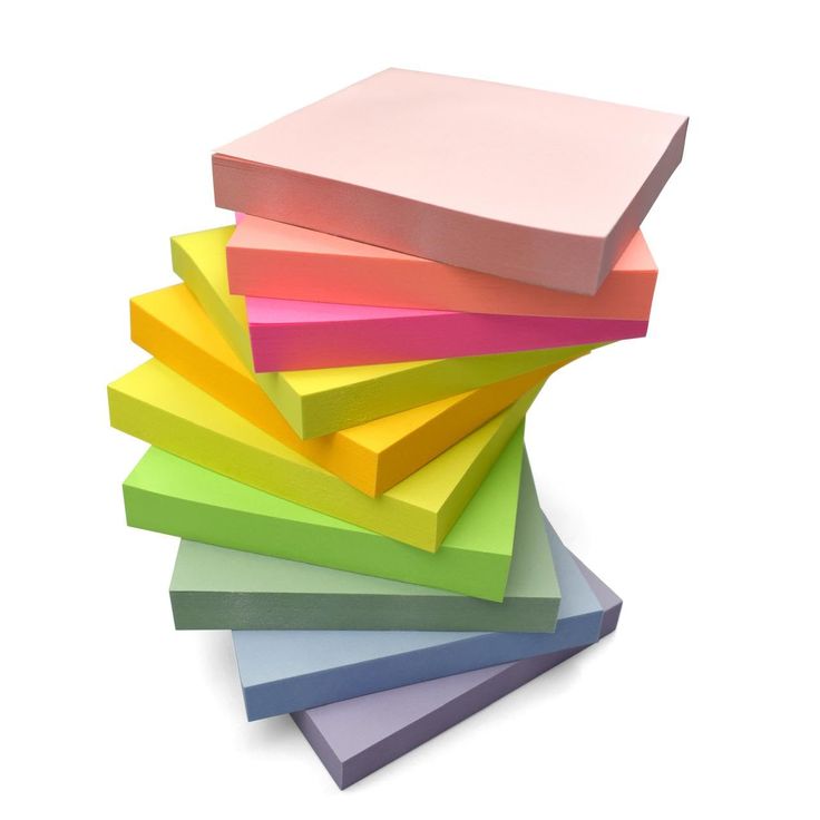 Generic 300 Sheets Self-Adhesive Sticky Notes - 3x3 Inch Bright Neon Colors - Office & School Stationery