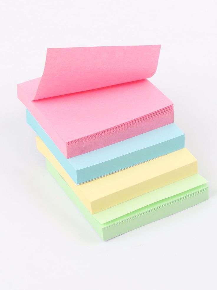 Generic 300 Sheets Self-Adhesive Sticky Notes - 3x3 Inch Bright Neon Colors - Office & School Stationery