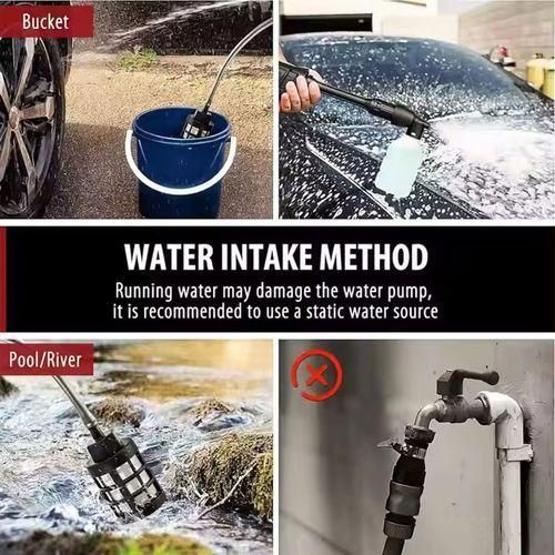*Wireless Car Wash Spray Gun Machine With 2 Portable Lithium Battery* *(96Vh Lithium-ion Batteries)*