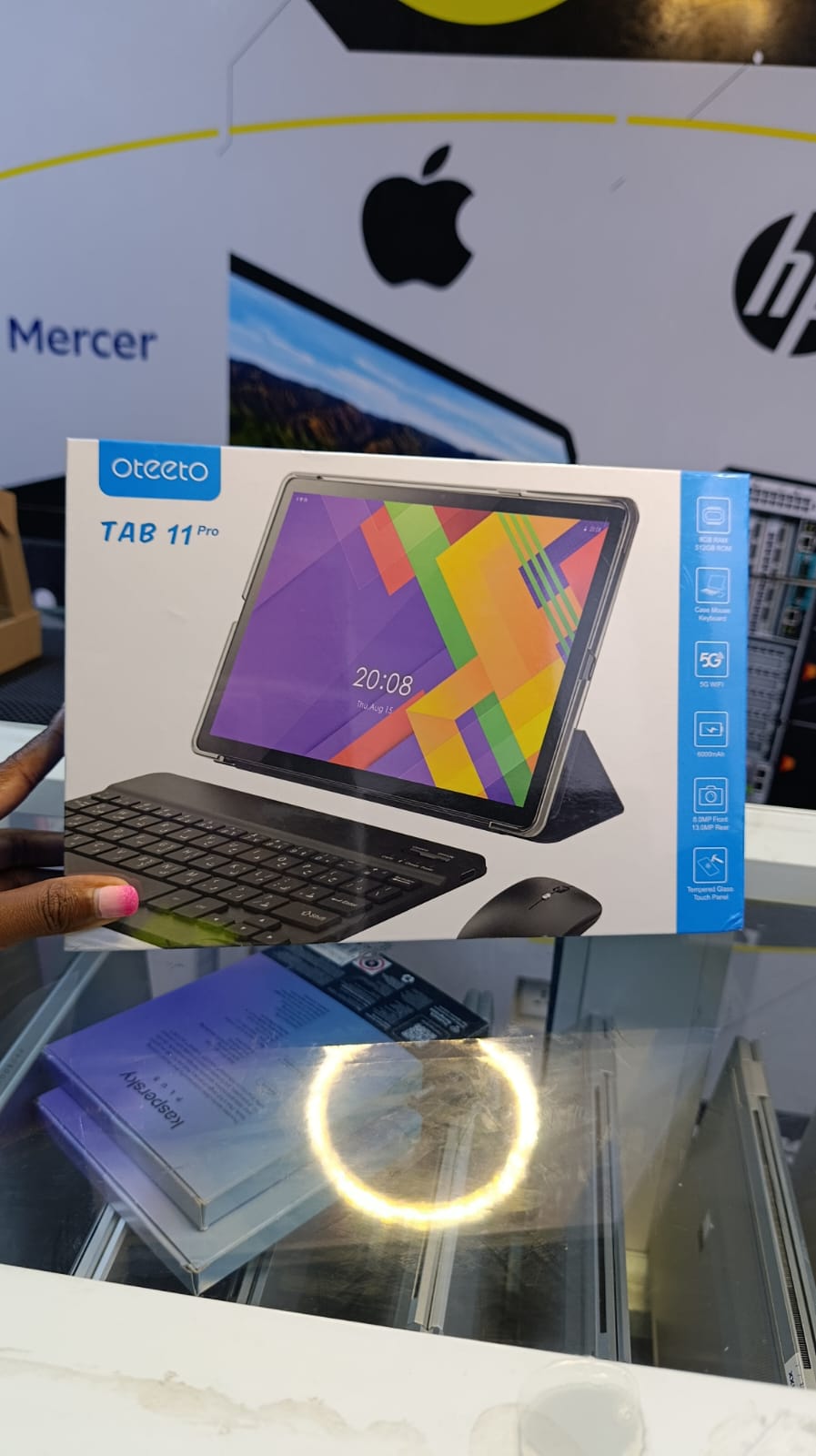 BRAND NEW Oteeto TAB 11 Pro Tablet/10.1 Inch IPS LCD/8GB RAM + 512 GB ROM/5G Network/6000 mAh/8MP Front + 13MP Rear Camera/Octa Core 1.3GHz/Android 13/Includes Keyboard,Touch Pen,Mouse