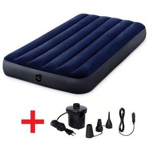 🌱HOT SALE 🌱Intex Durable Inflatable Blow Up Airbed mattress with free pump for outdoors and indoors.Case Weight : 3.5kg but may vary with size
2-in-1 value has extra -wide openings for fast inflatin