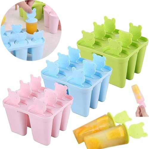 🍂🥕6 in 1 Reusable Popsicles Ice Cream Mould Ice Pop Maker.🪄✔️BPA-free Popsicle Molds ---【High Quanlity】Our molds are made of premium food grade silicone,that will be kept healthy and safe.Durable m