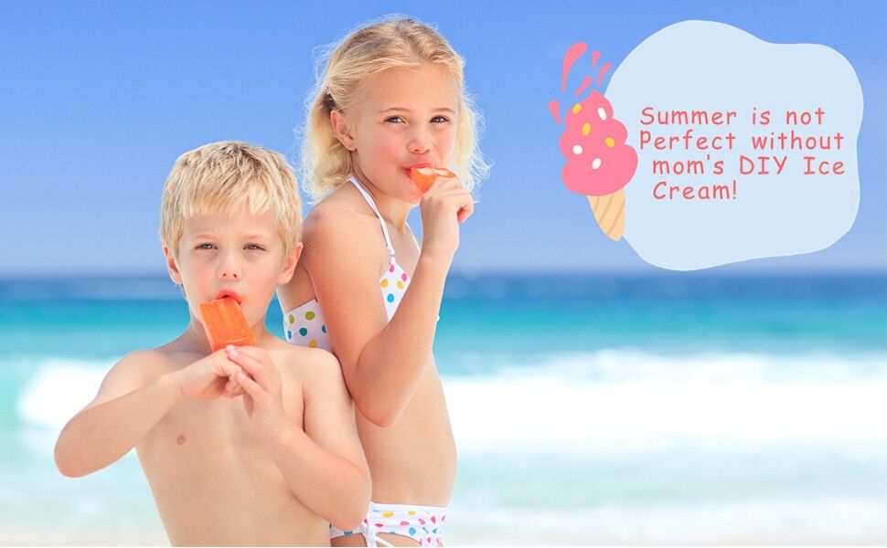 ▪️✅️GOOD QUALITY ✅️▪️6 Grid DIY Ice Cream Mold Ice Cube Molds Summer Popsicle Maker Umbrella Shaped Dessert Freezer Fruit Juice Ice Maker Mould.Good quality material: Our ice lolly moulds are made of