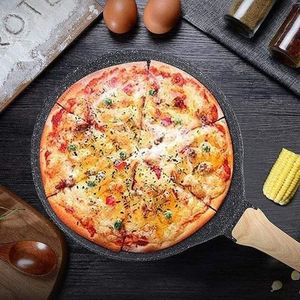 28cm Non-Stick Granite Chapati Pan Heat Resistant Wood Handle/Egg Fry Pan.This is a kitchen-friendly tool that you can use, clean, and store easily. It surely would be perfect for making Chapati, Paro