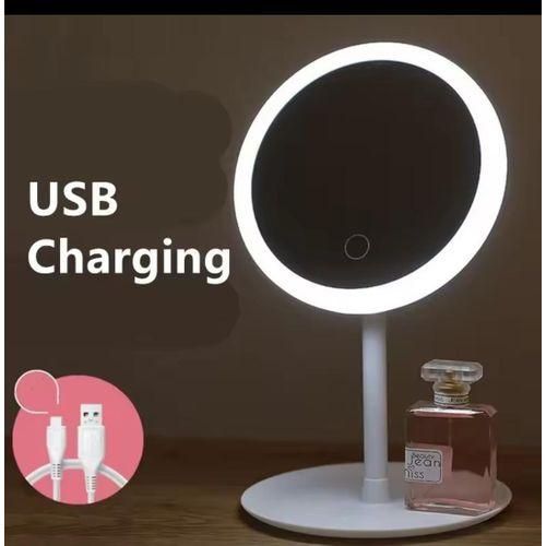 Led Make Up Mirror Storage Tray Led Light,180 Degrees Rotational,stepless Dimming And A Storage Tray.Smart Touch Led Light  Portable mirror

Led Light Makeup Mirror: The light can clearly check the st
