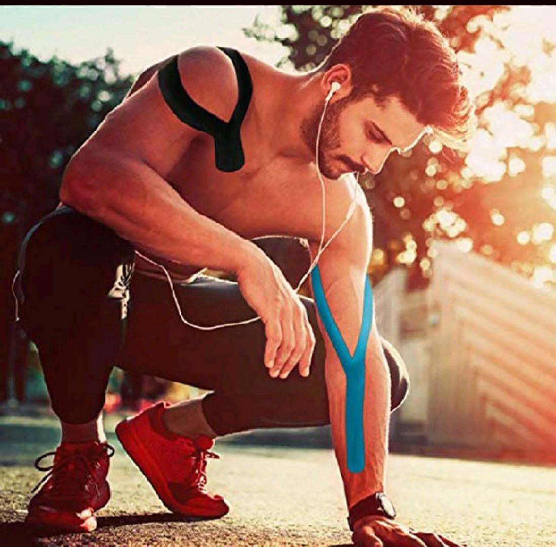 Kinesiology Tape /K-tape - All Round Breathable Therapeutic Sports Athletic Elastic Muscle Support Tape for therapy - K tape
