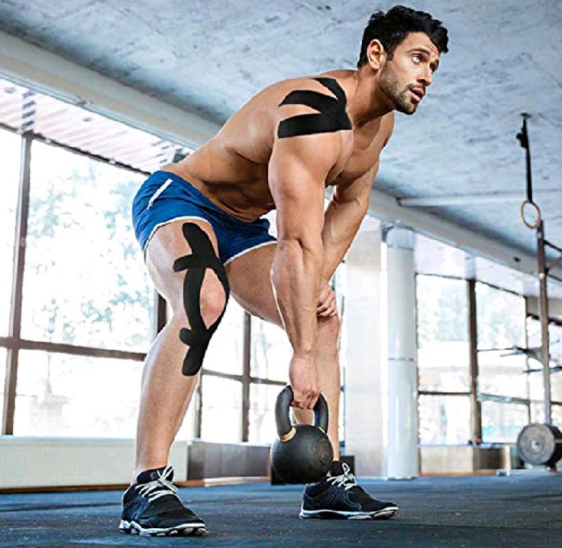 Kinesiology Tape /K-tape - All Round Breathable Therapeutic Sports Athletic Elastic Muscle Support Tape for therapy - K tape