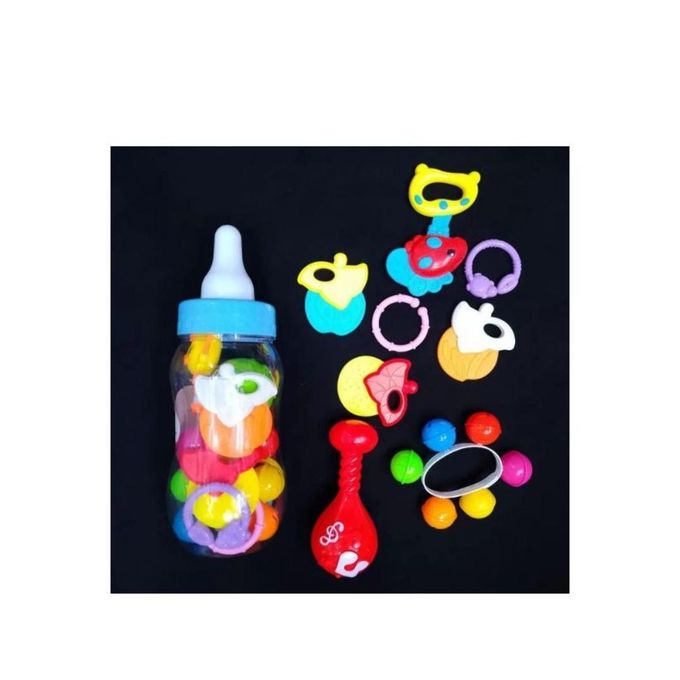 Colourful Baby Rattles And Shakers Set - Multicolor