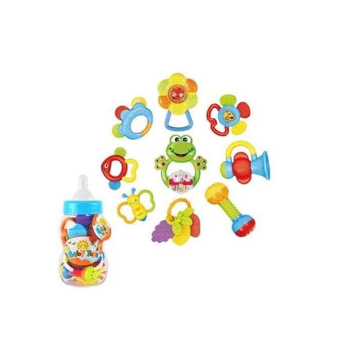 Colourful Baby Rattles And Shakers Set - Multicolor