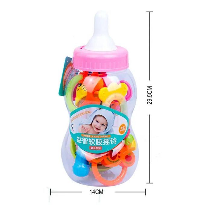 Colourful Baby Rattles And Shakers Set - Multicolor