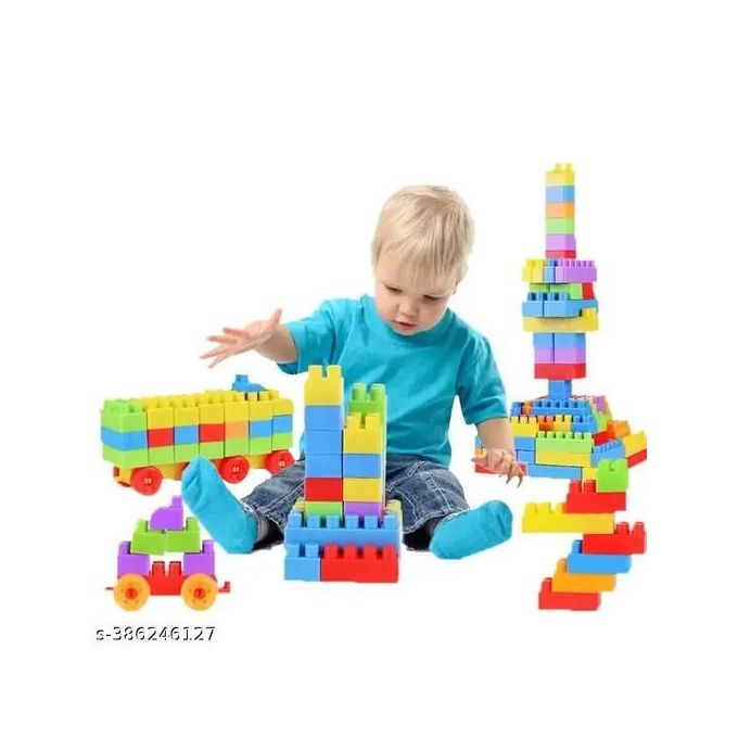 TOYS Kids Building Blocks Toy Set For 3-8 Years Old Kids Boys & Girls,Multi Color, (New Building Block Toys)