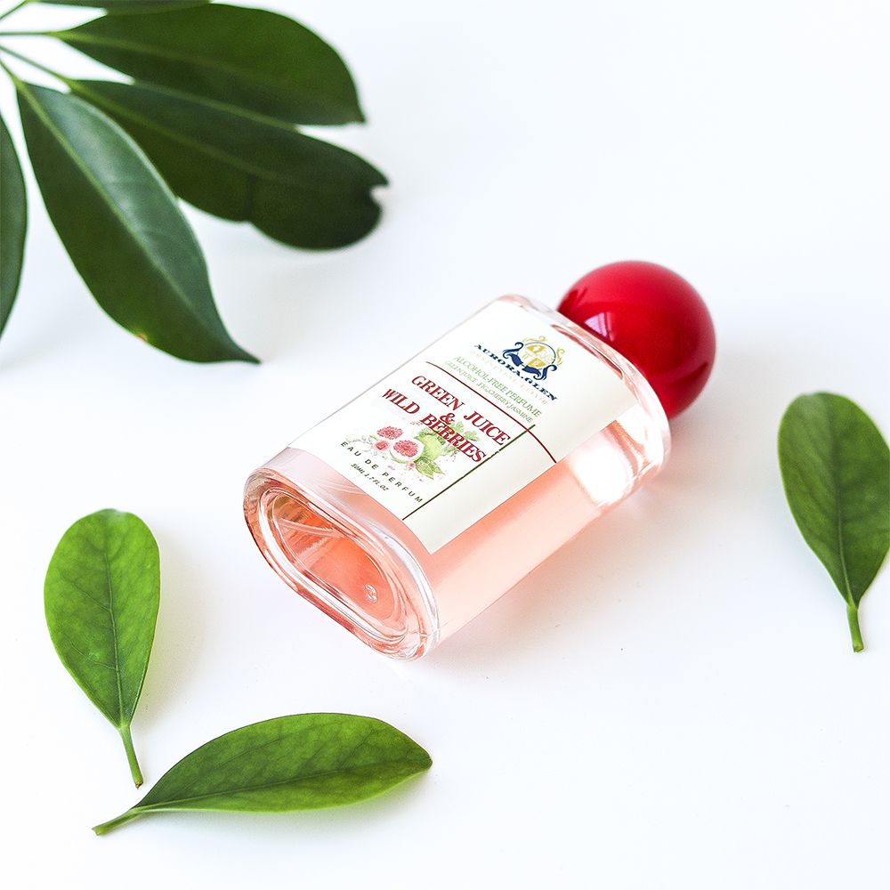 Autumn's sweet and fruity fragrance for women Green Juice & Wild Berries Women's Perfume | Fresh Green Leaf Fragrance | Long-Lasting Grass & Musk Scent Autumn Women's Perfume Date Night Perfume