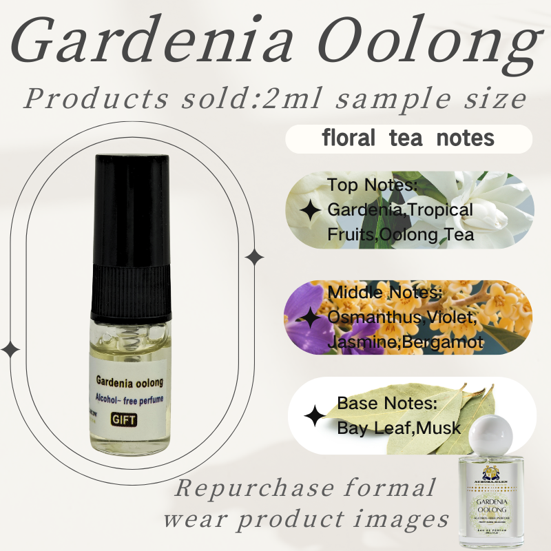 2ml*6pcs Trial Perfume Set Alcohol-Free, Intense Fragrance, Unisex Long-Lasting Perfume Date Night Perfume for Men & Women Romantic Date Travel-Size Perfume