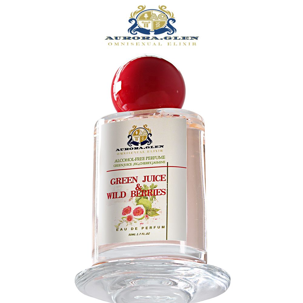 Green Juice & Wild Berries Alcohol-Free Women's Perfume Green Floral Fragrance with Fig, Jasmine Musk Long-Lasting EDP Fragrance Green Leaf Tune Women's Perfume Alcohol-Free Fresh and Natural Fig