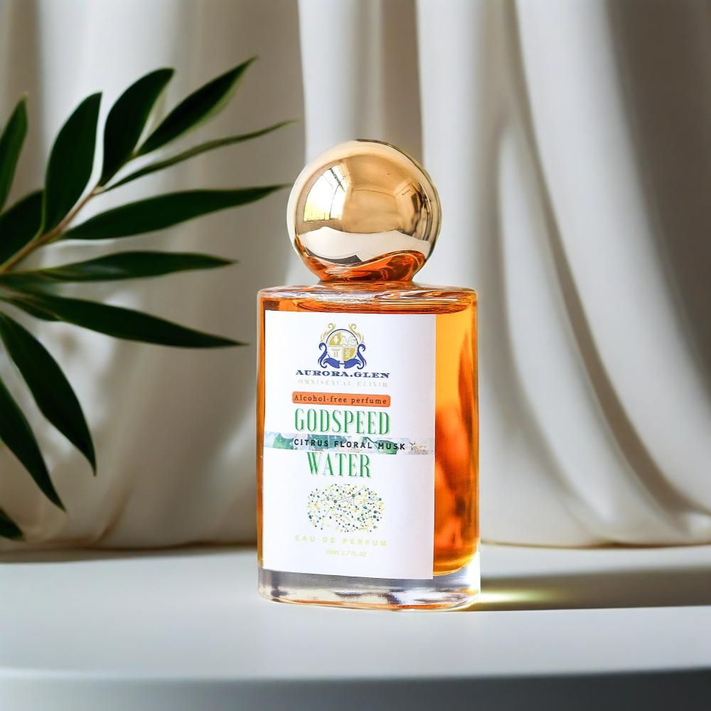 Godspeed Water Alcohol-Free Unisex Perfume Citrus Floral Musk with Lemon, Vanilla & Amber Long-Lasting EDP 50ml women and man Alcohol-Free Rich Oriental Fragrance 50ml Ultra-Long-Lasting Date Night