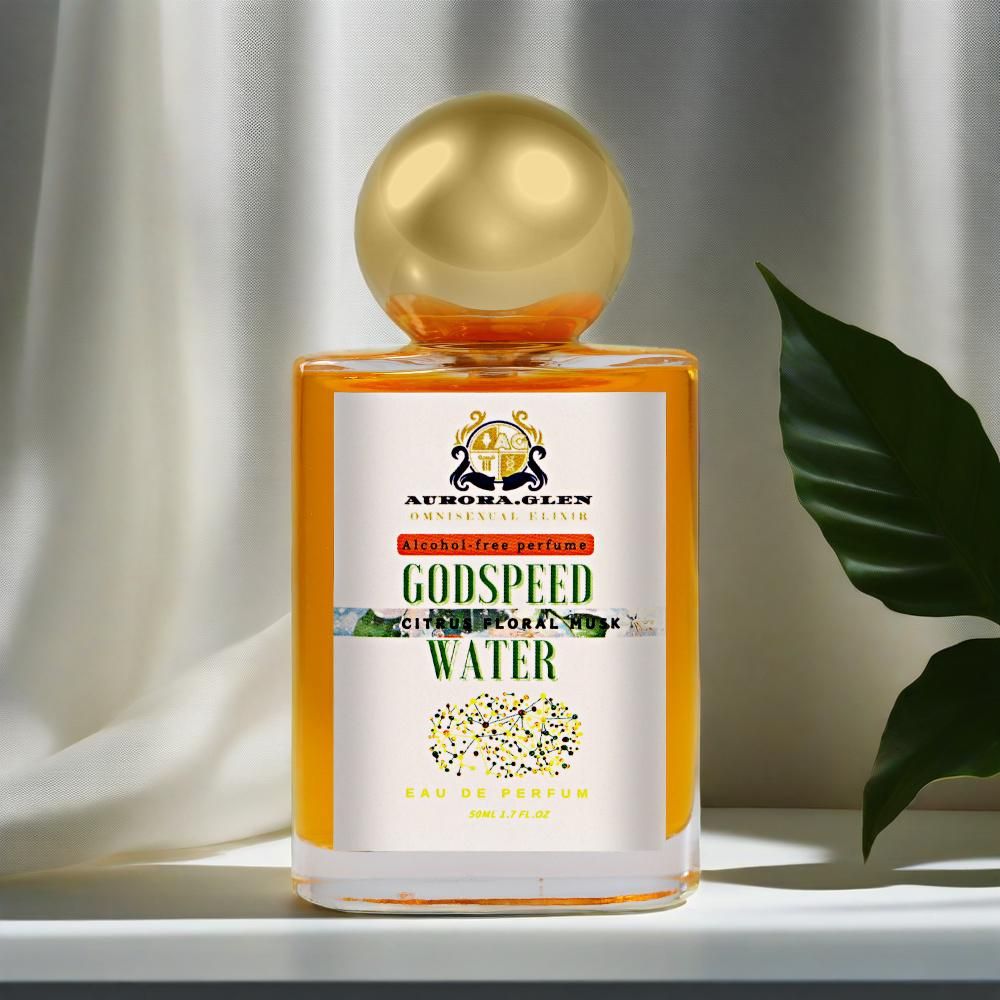 Godspeed Water Alcohol-Free Unisex Perfume Citrus Floral Musk with Lemon, Vanilla & Amber Long-Lasting EDP 50ml women and man Alcohol-Free Rich Oriental Fragrance 50ml Ultra-Long-Lasting Date Night