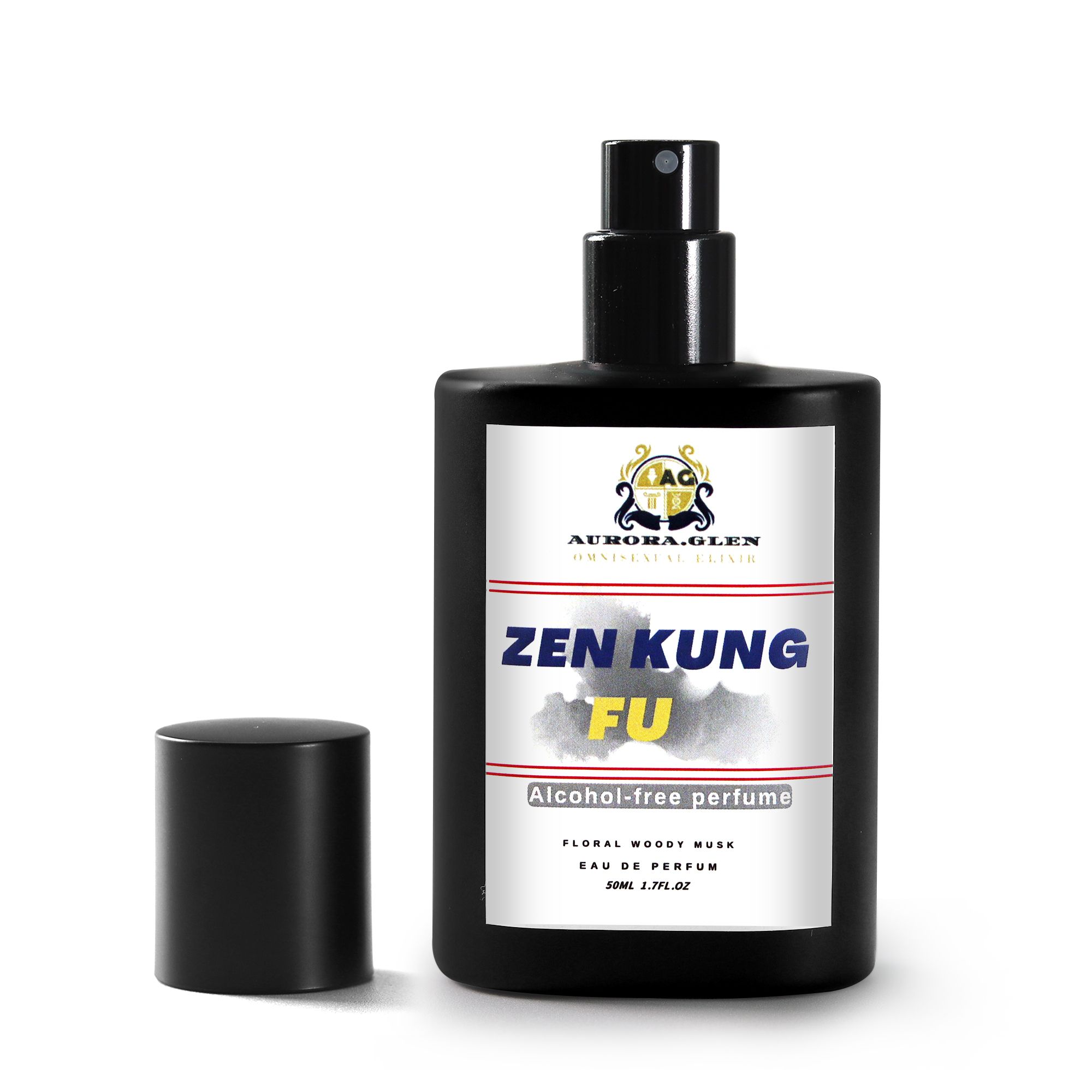 Zen Kung Fu Cologne for Men perfume Fruity Woody Perfume with Lemon, Raspberry, Vanilla & Musk Long-Lasting EDP 50ml Fragrance Ultra-Long-Lasting Date Night Perfume Ladies' Unisex Plum Wood Floral