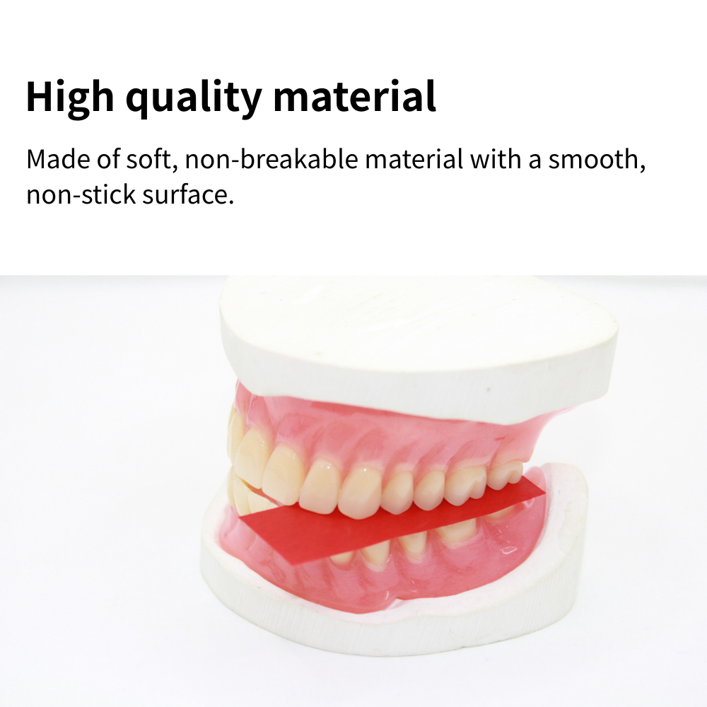 300 Sheet/Box Dental Articulating Paper Strips Red/Blue Dental Lab Instrument Teeth Whitening as Dentist Tools 55*18mm Dental Bite Paper