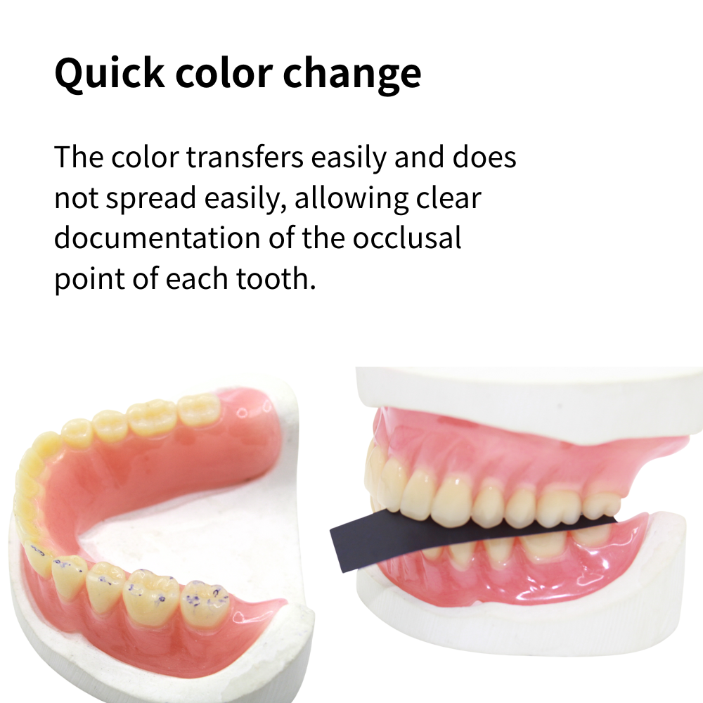 300 Sheet/Box Dental Articulating Paper Strips Red/Blue Dental Lab Instrument Teeth Whitening as Dentist Tools 55*18mm Dental Bite Paper