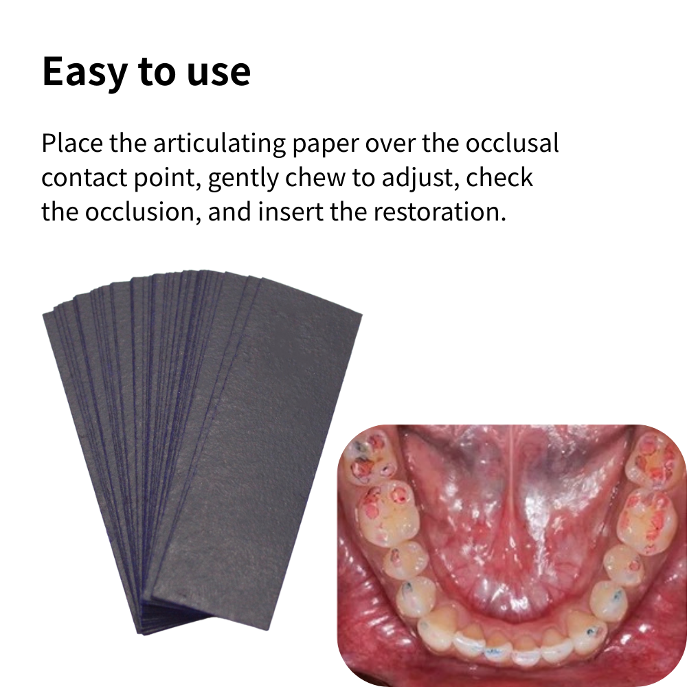 300 Sheet/Box Dental Articulating Paper Strips Red/Blue Dental Lab Instrument Teeth Whitening as Dentist Tools 55*18mm Dental Bite Paper