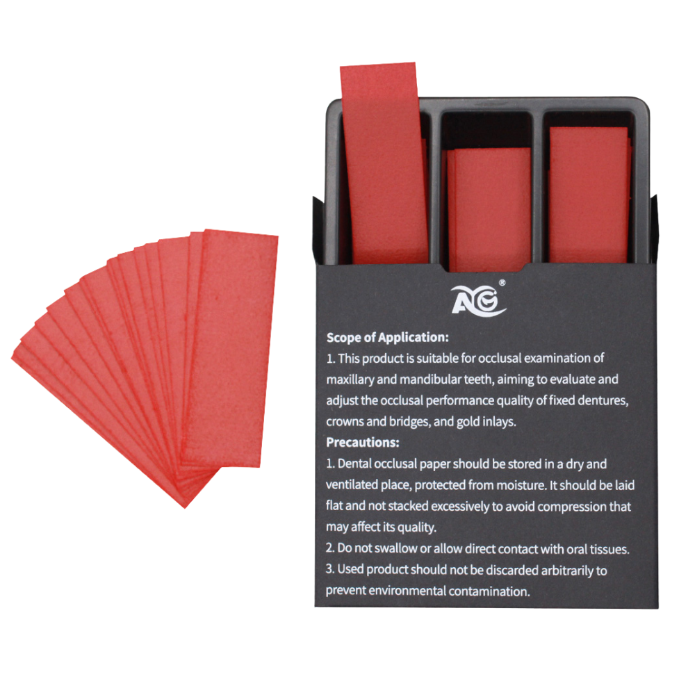 300 Sheet/Box Dental Articulating Paper Strips Red/Blue Dental Lab Instrument Teeth Whitening as Dentist Tools 55*18mm Dental Bite Paper