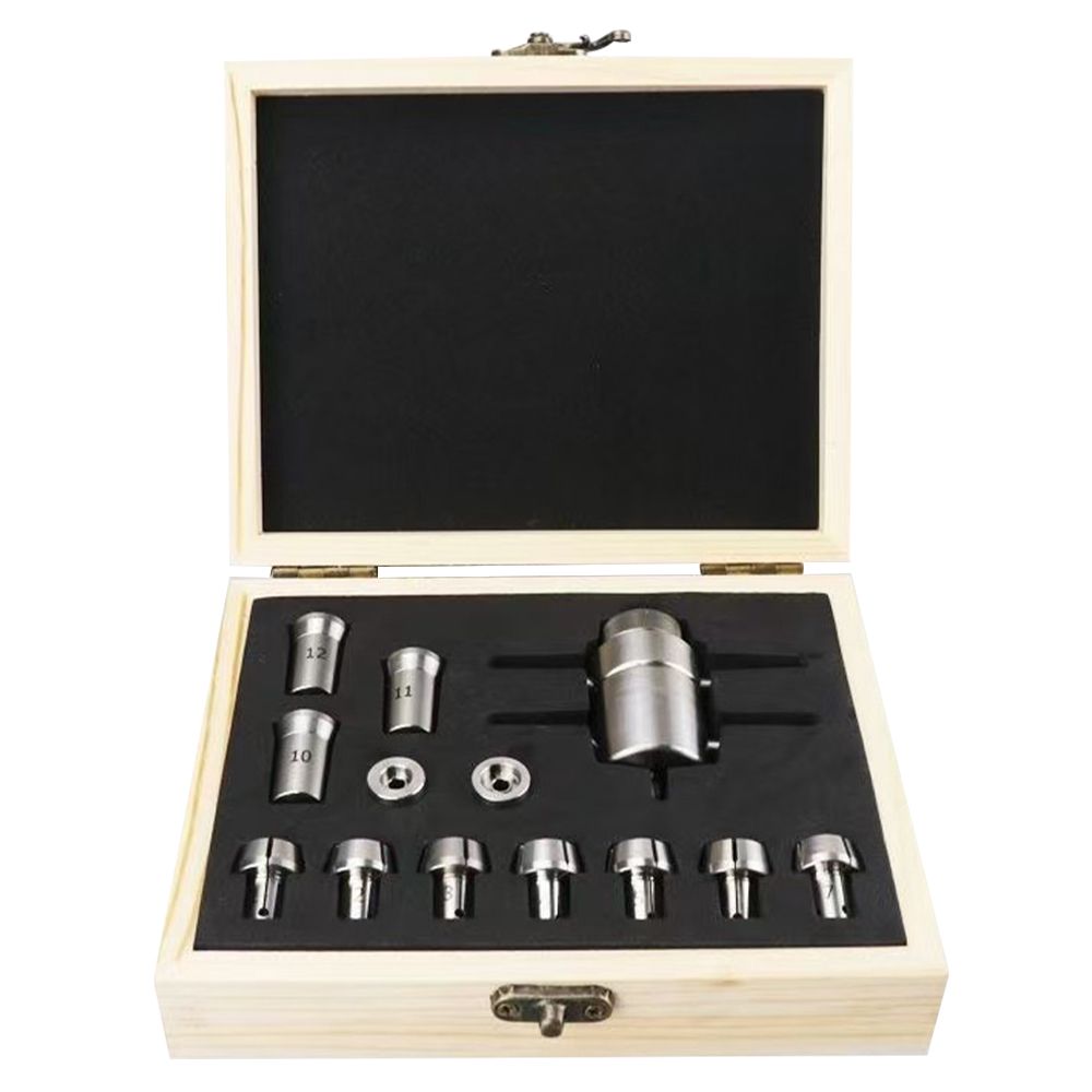 Universal Repair Kit for Dental High-Speed Handpieces: Core Repair, Disassembly, and Assembly; High-Precision Bearings; Stainless Steel Wooden Case Set; Bearings Disassembly and Installation Tools for