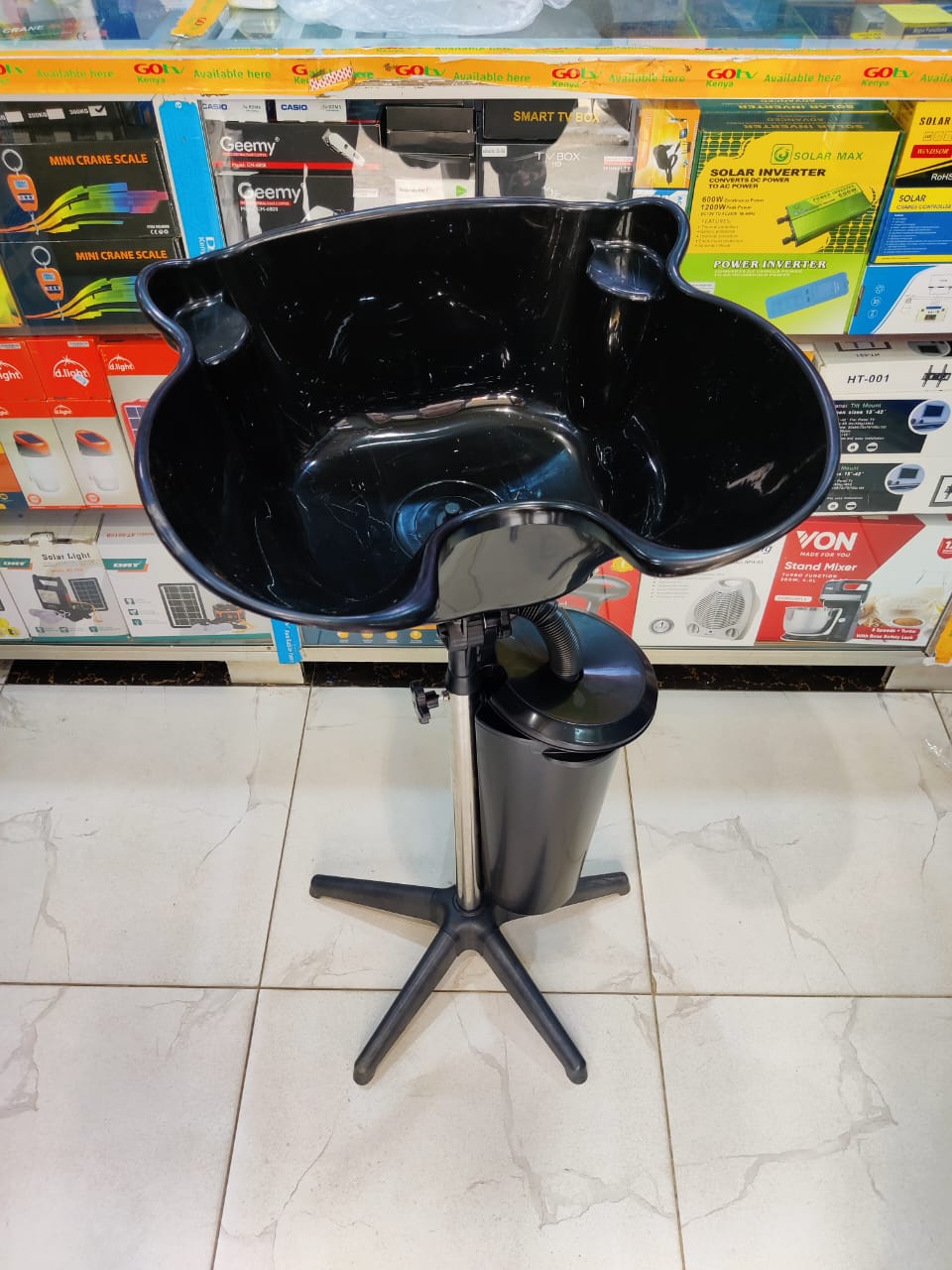 HIGH DURABILITY🎇Salon Sink Adjustable, Basin With Stand For Hair Cleaning And A Bucket (Big) - Salon Shampoo Stand🦋Strong pedestal base with 1-1/2 in. diameter and 5 legs (22 in. diameter base)
Heig