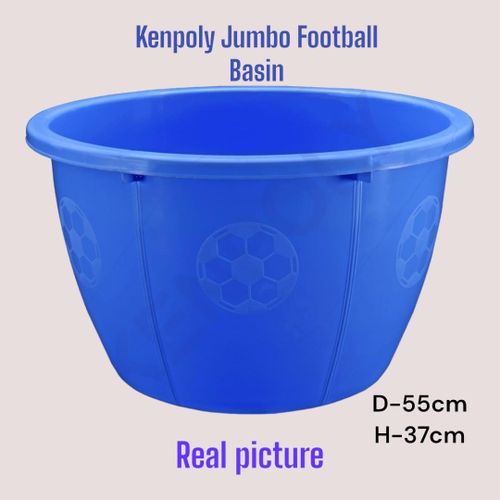 ONLY AT KILIMALL !!! ] 1Pc Classy Very Quality Durable & Stylish 386784 Kenpoly Jumbo Football Basin ..Designed With Durability and Functionality ✔👌feature:Durable, high quality, easy to keep clean W