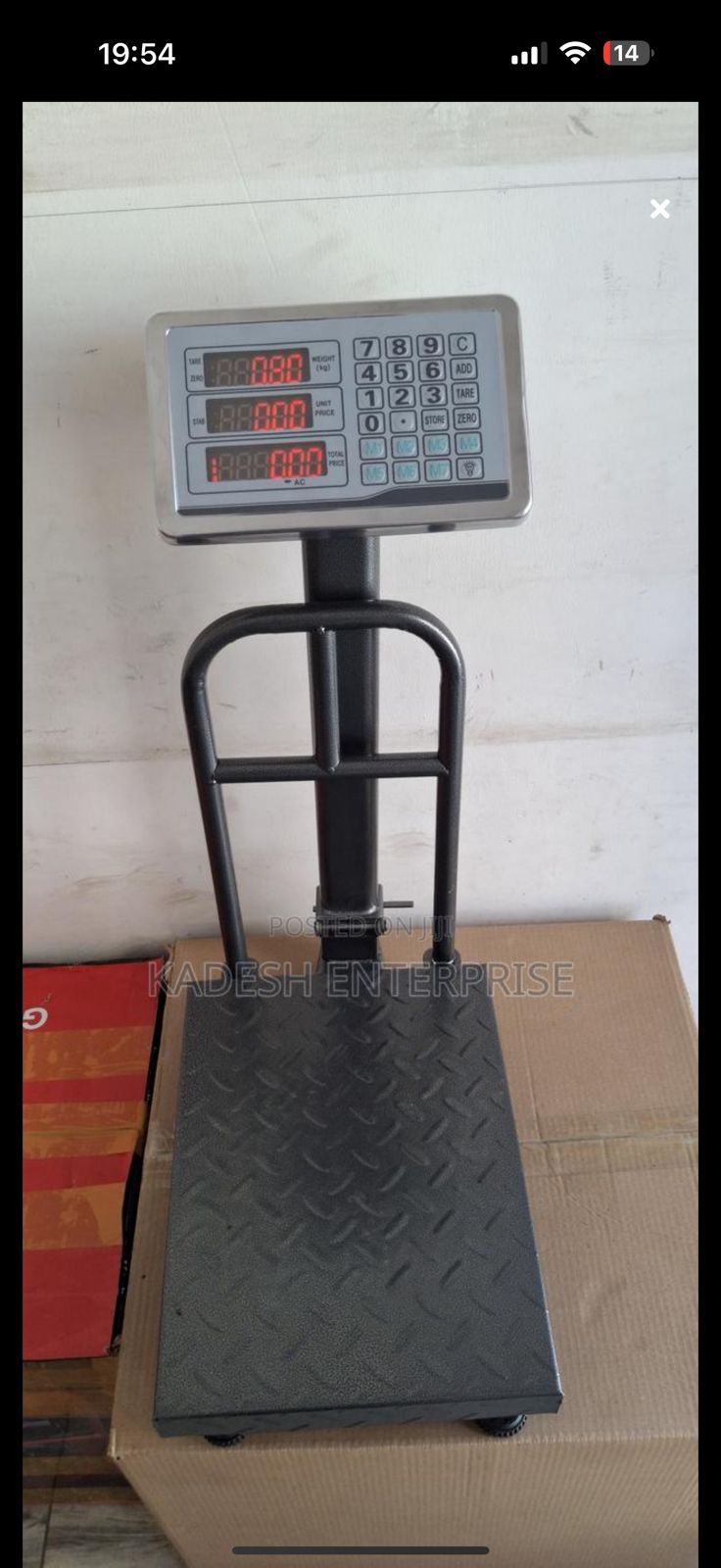 Highly accurate and precise sensors🎀150kg Digital Platform Weighing Machine With Guard🎇Heavy Duty Digital Electronic Computing Platform Scale provides you accurate and precise weight for all of your