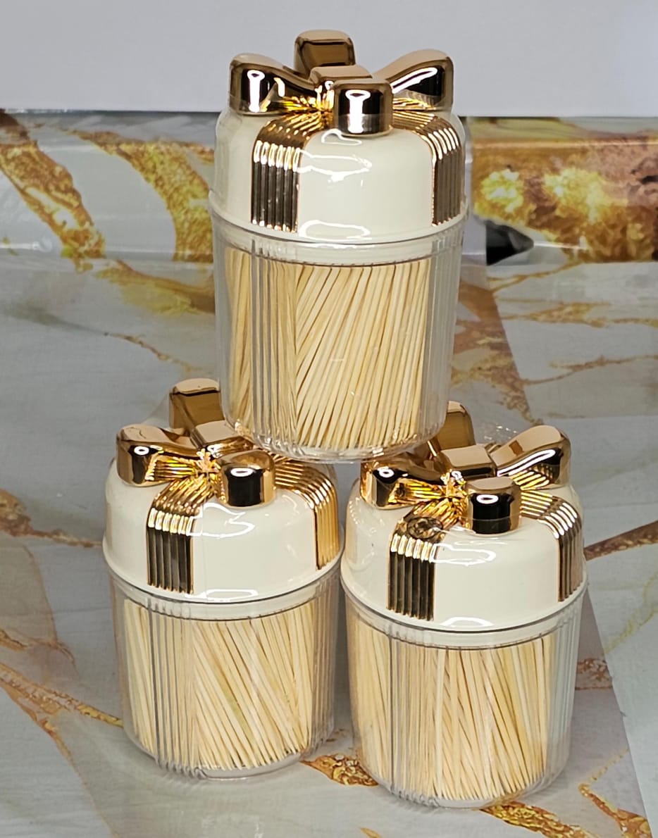 🦋Toothpick Holder Dispenser,  Automatic Toothpick Dispenser for Kitchen Restaurant Thickening Toothpicks Container Pocket😶‍🌫️ultimate blend of hygiene and convenience for your kitchen counter, dini