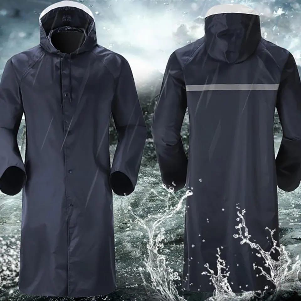 🌧️ Long Waterproof Raincoat with Hood – Heavy Duty Windproof Rain Jacket (Unisex)
✔ 100% waterproof material
✔ Full-length protection design
✔ Adjustable hood for extra coverage
✔ Win