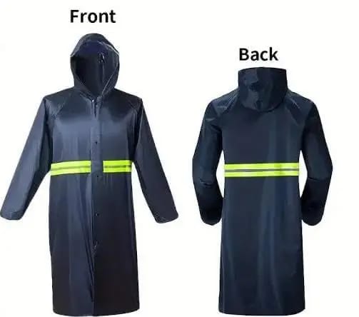 🌧️ Long Waterproof Raincoat with Hood – Heavy Duty Windproof Rain Jacket (Unisex)
✔ 100% waterproof material
✔ Full-length protection design
✔ Adjustable hood for extra coverage
✔ Win