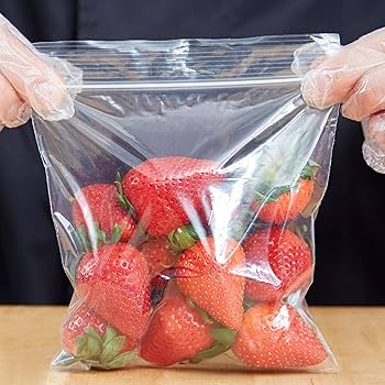 Heavy Gauge Reusable Ziplock Fridge Storage Bags – Extra-Thick, Leakproof & BPA-Free Food Organizer Pouches for Freezer, Refrigerator, and Pantry – Eco-Friendly, Washable & Durable Zip Seal Bags