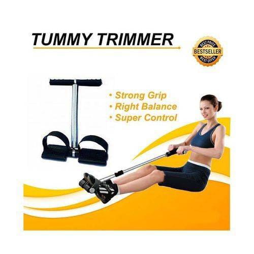 Tummy trimmer ELASTIC SIT UP PULL ROPE PEDAL RESISTANCE BAND POWERFUL SPRING DRAWSTRING TUMMY TRIMMER EQUIPMENT PORTABLE HOME GYM WITH ELASTIC BODYBUILDING FITNESS SLIMMING TRAINING EXERCISE BANDS