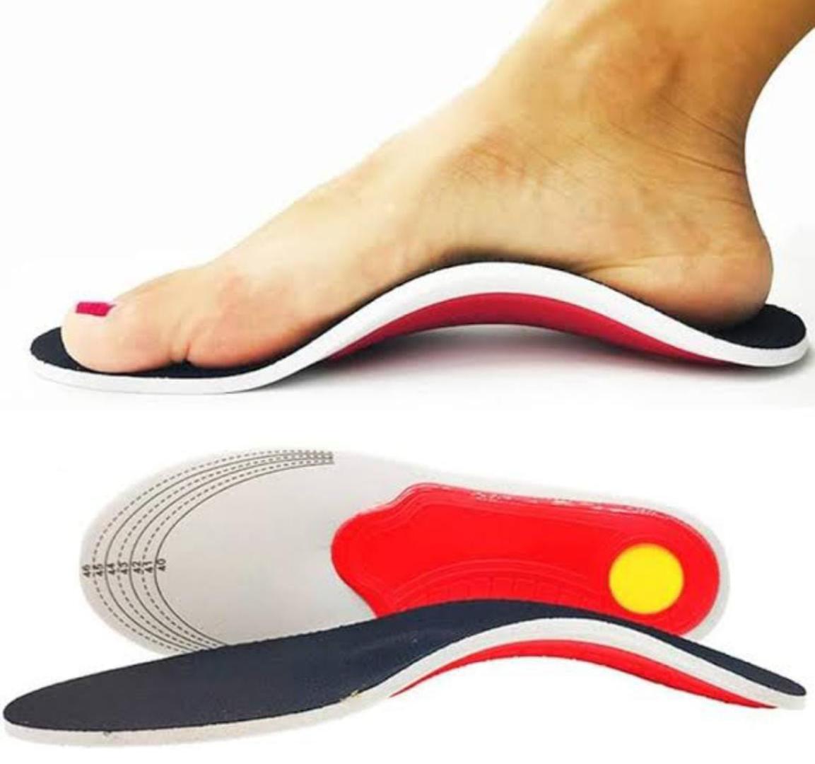 Orthopedic insoles for flat foot, ease pressure on soles, breathable provides cushion cut to size