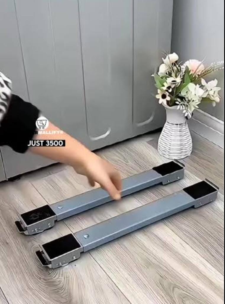 EXPANDABLE 45 TO 70CM DETACHED TROLLEY MOVER STAND FURNITURE MOVING FOR WASHING MACHINES, FRIDGES, ETC