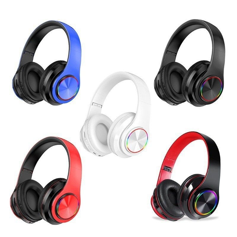 2026 Hot-selling New B39-UV in stock: wireless Bluetooth headphones with breathing lights.compatible with gaming phones and computers.Fast delivery within 1-5 days