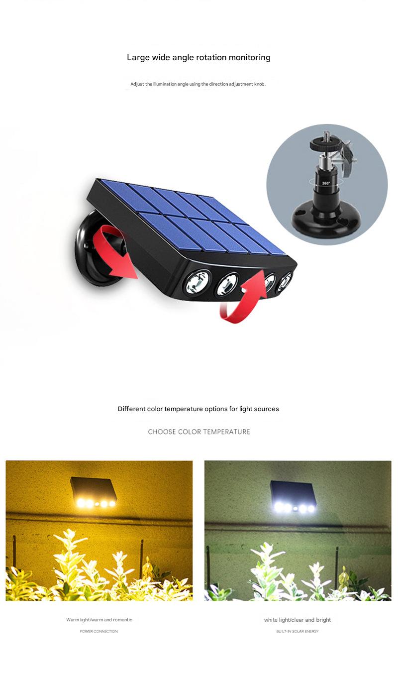 2026New Solar light Radar MonitoriLED SMD Wall-Mounted Garden/Lawn/Outdoor Light Up to 48 hours of continuous illumination Long-lasting battery Waterproof outdoor design Fast shipping within 1-5 days