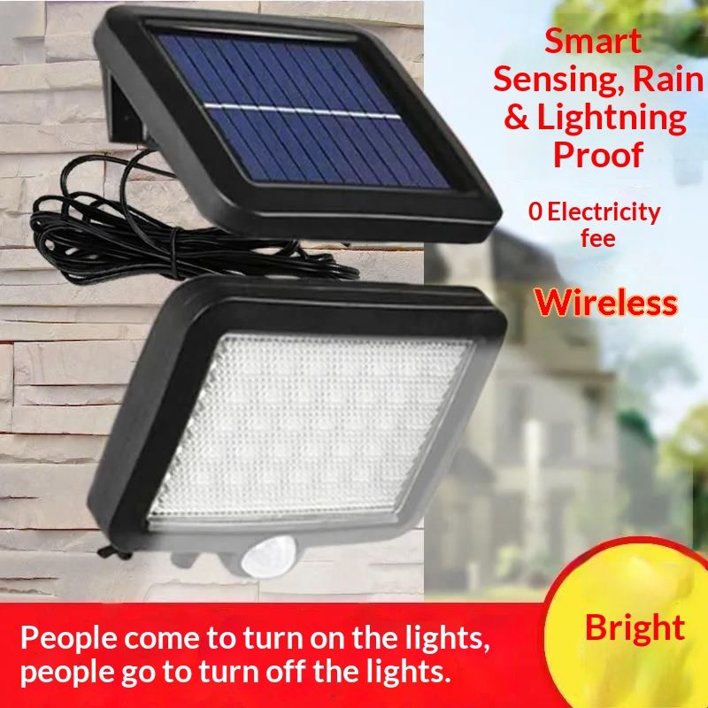 2026 New Solar lights LED SMDLamp, Large Split-Design 100COB Single-Battery Outdoor Remote-Controlled Light / Up to 48 Hours Continuous Operation/Fast Shipping Within 1-5 Days